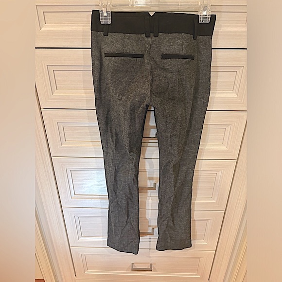Express Gray & Black Stretchy Boot Cut trousers—Must return to office? Be comfy! - Picture 5 of 5